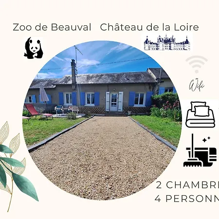 Gite Au Gre Du Canal Selles-sur-Cher Exterior foto